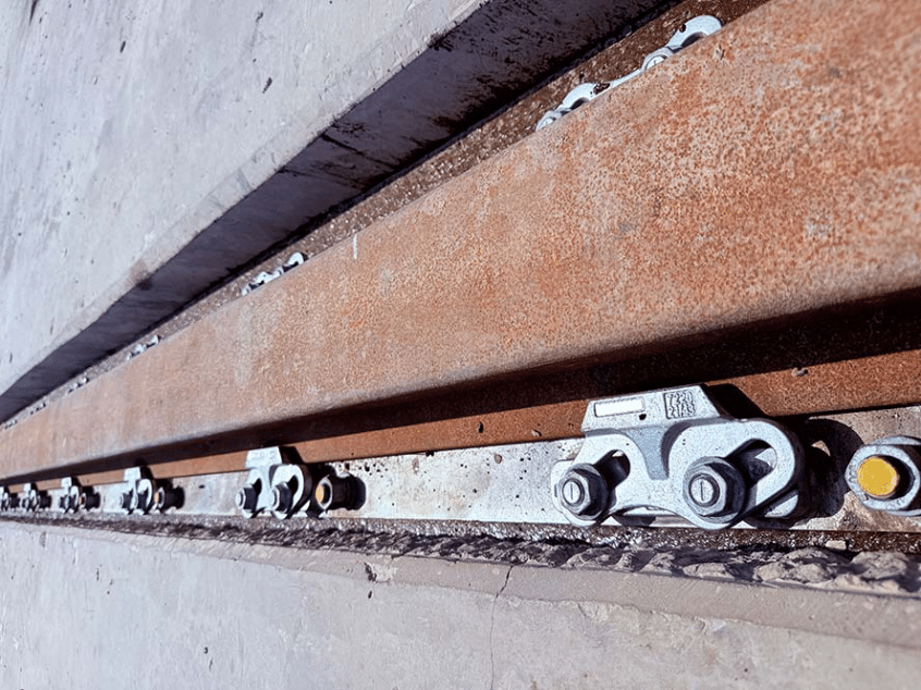 forgesail raiil Fastening system for A150 Crane Rail System
