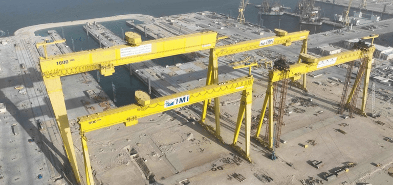 1600 ton Goliath crane