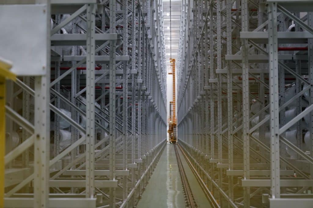 Automated Warehouse Rail System rail fastening system with rubber-nose clip
