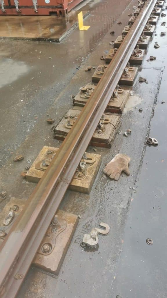 gantrex rail clip fracture failure 