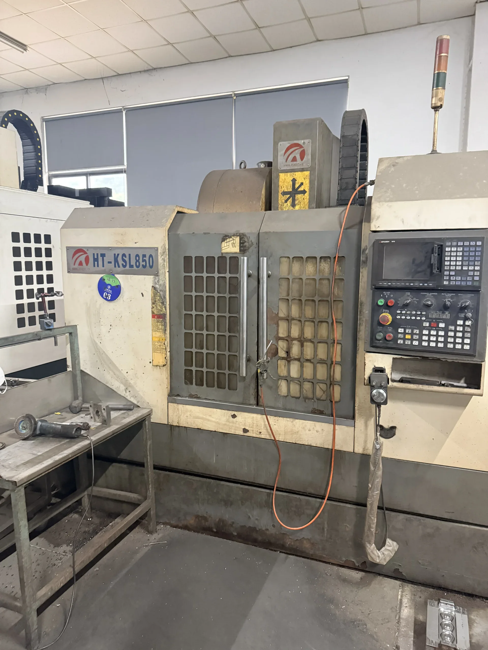 CNC machine tools on the production floor