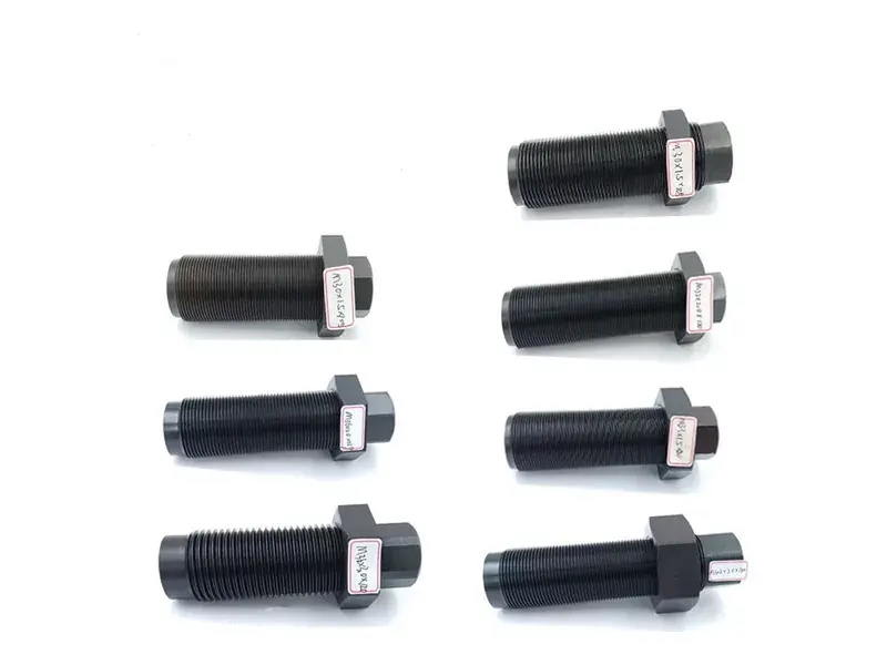 Hardened leveling washer and nut for rail elevation adjustment