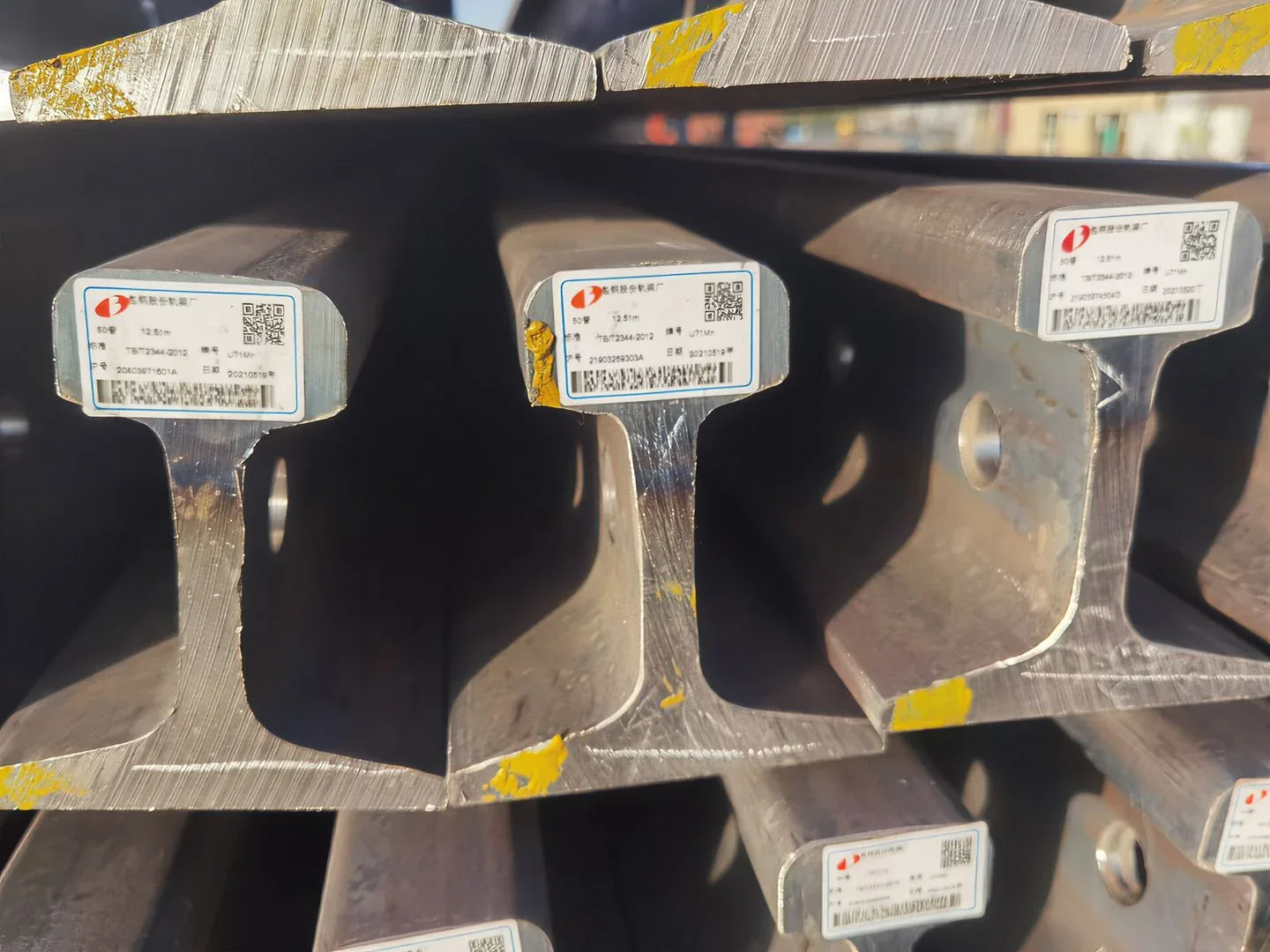 QU80 crane rail profile and stock